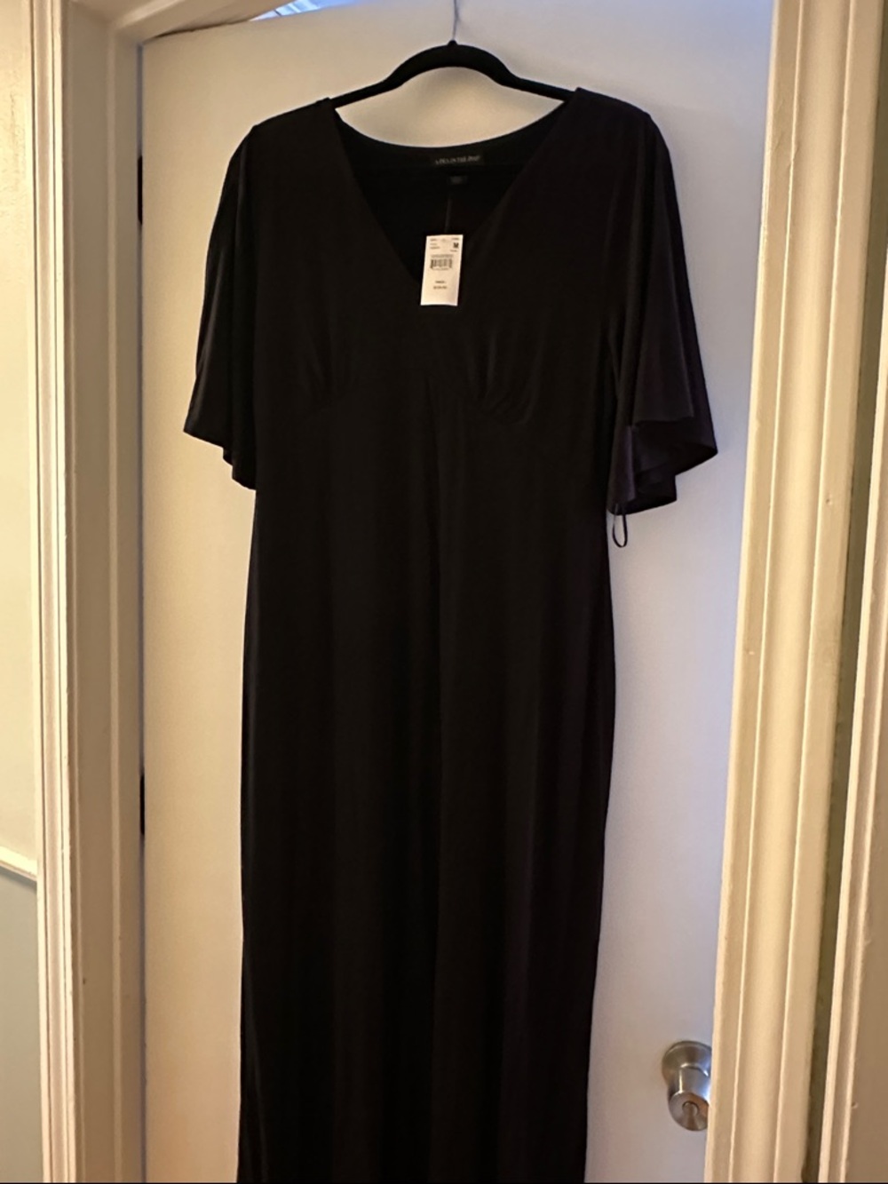 A Pea in the Pod Black Maxi Dress